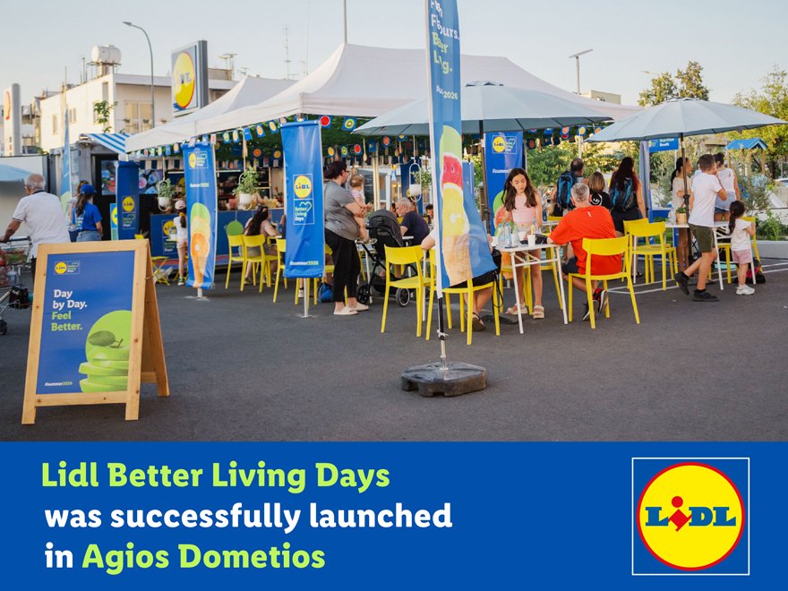 Lidl Better Living Days Etkinliği Agios Dometios'ta Başarıyla Gerçekleştirildi