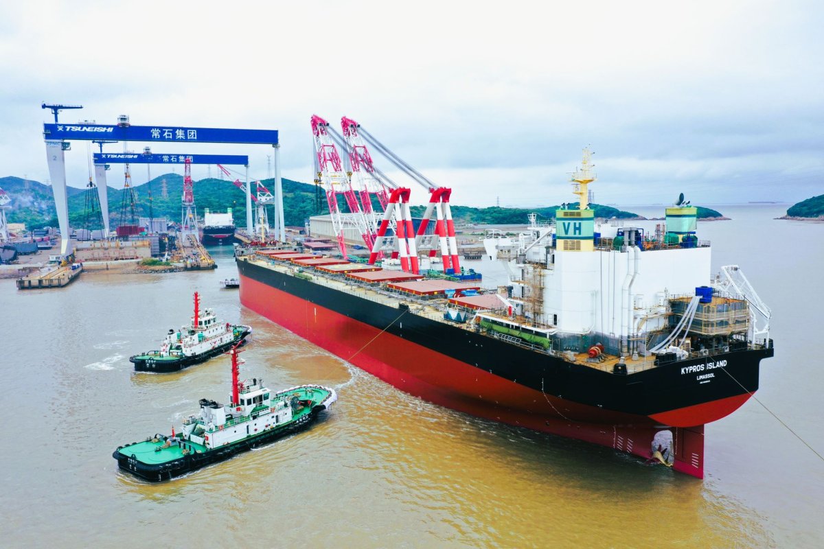 Safe Bulkers'tan Temettü ve Yeni Gemi: Kypros Island Denize İndi