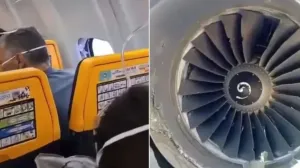 Ryanair Uçağında Dehşet: Motor Parçası Pencereyi Parçaladı, Yolcu Neredeyse Dışarı Fırlıyordu