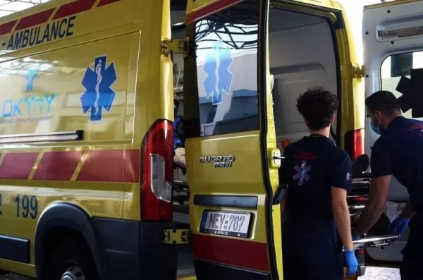 Trachoni'de Çekici Kazası: Kamyon Şoförü Ağır Yaralandı