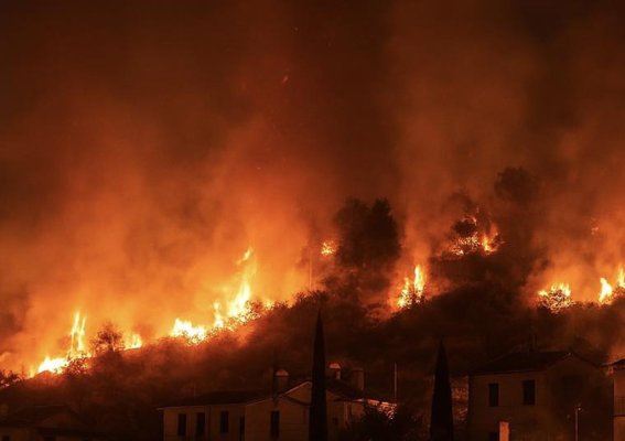 Arsos'taki Yangında Beş Hektar Bitki Örtüsü Küle Döndü