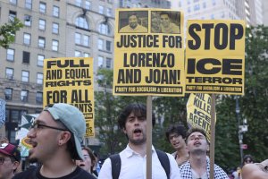 New York'ta ICE Karşıtı Protesto: 'Lorenzo ve Joan İçin Adalet'