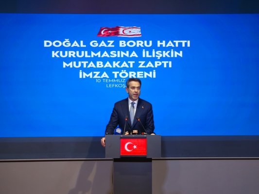Türkiye ve Kıbrıs Türkleri Arasında Doğal Gaz Boru Hattı Anlaşması İmzalandı