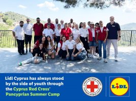 Lidl Cyprus, Kızılhaç’ın Pankipriyaz Yaz Kampı’nda Gençlerin Yanında