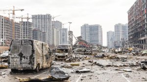 Rusya'dan Ukrayna'ya Grup Saldırısı: Kiev'deki Savunma Tesisleri Vuruldu