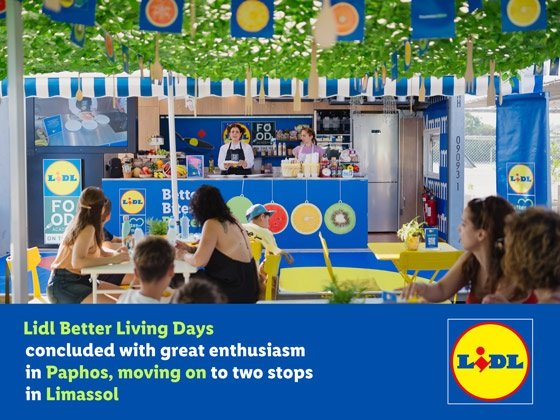 Lidl Better Living Days Baf'ta Büyük İlgi Gördü, Şimdi Limasol'da İki Durak