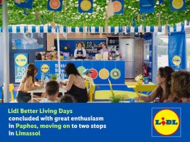 Lidl Better Living Days Baf'ta Büyük İlgi Gördü, Şimdi Limasol'da İki Durak