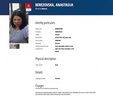Monako'daki Bombalı Saldırının Şüphelisi Kadın Kiev Yakınlarında Ölü Bulundu