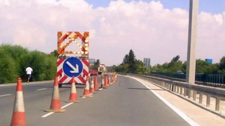 Limasof-Baf Otobanında Bu Hafta Üç Gece Şerit Kapatma Planlanıyor