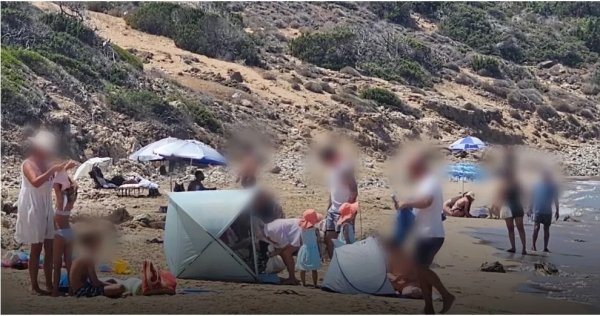 Korunan Lara Plajı'nda Yasa Dışı Şemsiyeler ve Çadırların Çatışması Yoğunlaşıyor