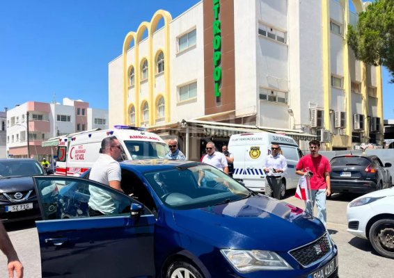 Lefkoşa'da süpermarket dehşeti: Kadın bıçaklandı, saldırgan kendine zarar verdi