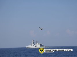 Kıbrıs ve İtalya'dan Limasol açıklarında ortak askeri tatbikat
