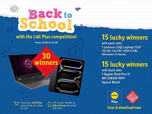 Lidl Plus'tan 30 Çocuğa Yeni Bilgisayar ve Tablet