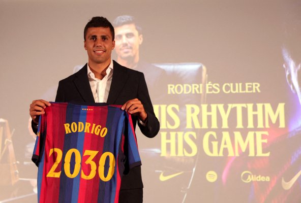 Rodri, Manchester City'den Barcelona'ya transfer oldu