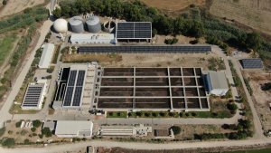 Mia Milia Atıksu Arıtma Tesisi Güneş Enerjisi Santraliyle Donatıldı