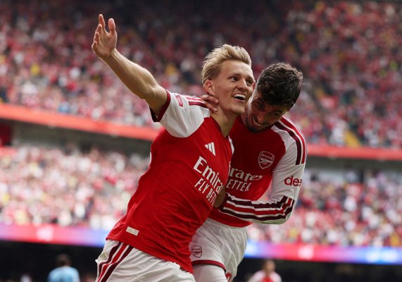 Arsenal, Community Shield'te Manchester City'yi 3-0 Yendi