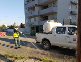 Larnaca'da Sivrisineklerle Mücadele İçin Kontroller ve Püskürtme Arttırıldı