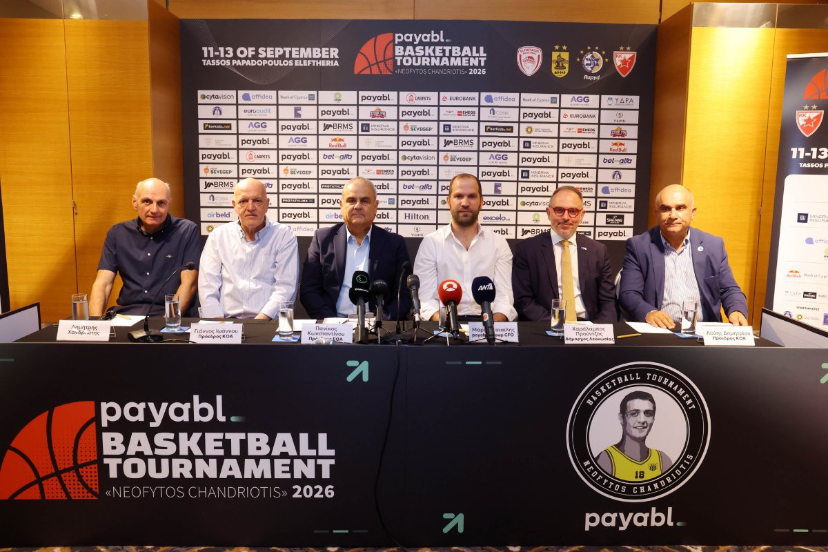 payabl., Neofytos Chandriotis Basketbol Turnuvası'nın Üst Üçüncü Yıl da Ana Sponsoru Oldu