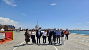 Ulaştırma Bakanı Limasol limanındaki Eurogate operasyonları hakkında bilgilendirildi