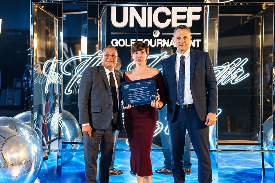 Pafilia ve Minthis, Kazakistan'daki ilk UNICEF yardım golf turnuvasını destekledi