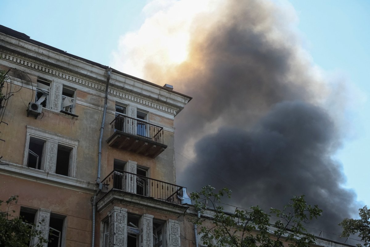 Rus dronları yedi gündür süren saldırıların ardından Kiev merkezini vurdu