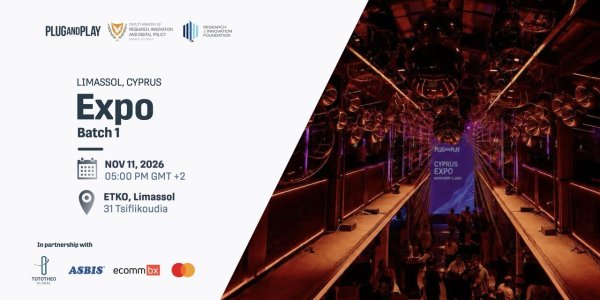 Plug and Play Cyprus, Limasol'da İlk İnovasyon Fuarı'na Ev Sahipliği Yapacak