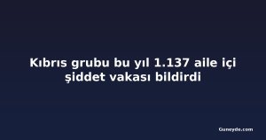 Kıbrıs grubu bu yıl 1.137 aile içi şiddet vakası bildirdi