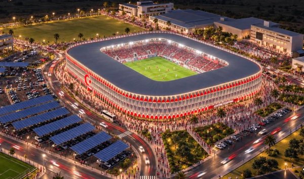 Kıbrıs Türkleri Lefkoşa'da yeni futbol stadyumu planını açıkladı