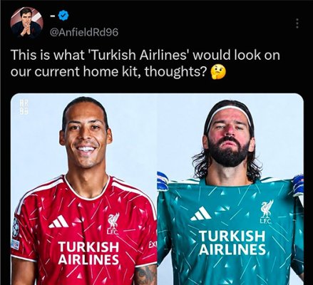 Rum Liverpool Taraftarı'ndan Türk Hava Yolları Sponsorluğuna Tepki: "Bu Karar Duyarsızlık"
