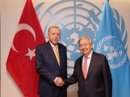 Guterres, Erdoğan Kıbrıs sorununda görüş alışverişinde bulundu