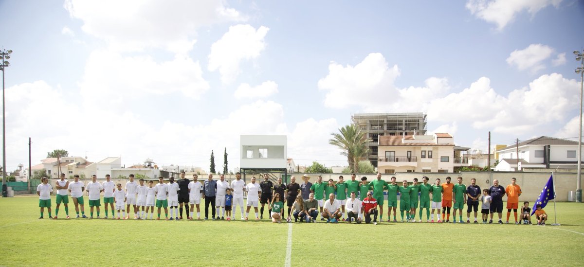 Lefkoşa'da iki toplumlu futbol maçı düzenlendi