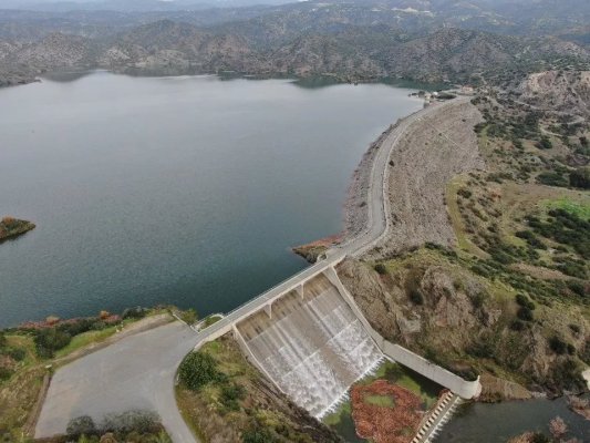 Güney Kıbrıs'ta barajların doluluk oranı yağışlarla yüzde 10,7'den yüzde 35,1'e çıktı