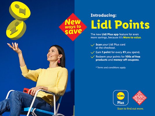 Lidl Kıbrıs'tan yeni 'Lidl Points' programı: Her 1 euroluk harcama bir puan kazandırıyor