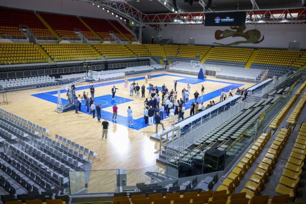 Maccabi Tel Aviv'in EuroLeague ev sahipliği için Spyros Kyprianou Stadyumu'nda yarın keşif