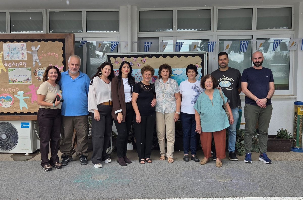Pafos Çocuk Koruma ve Refah Komitesi, Mandria İlkokulu'nda öğrencilere sevgi ve koruma mesajı verdi