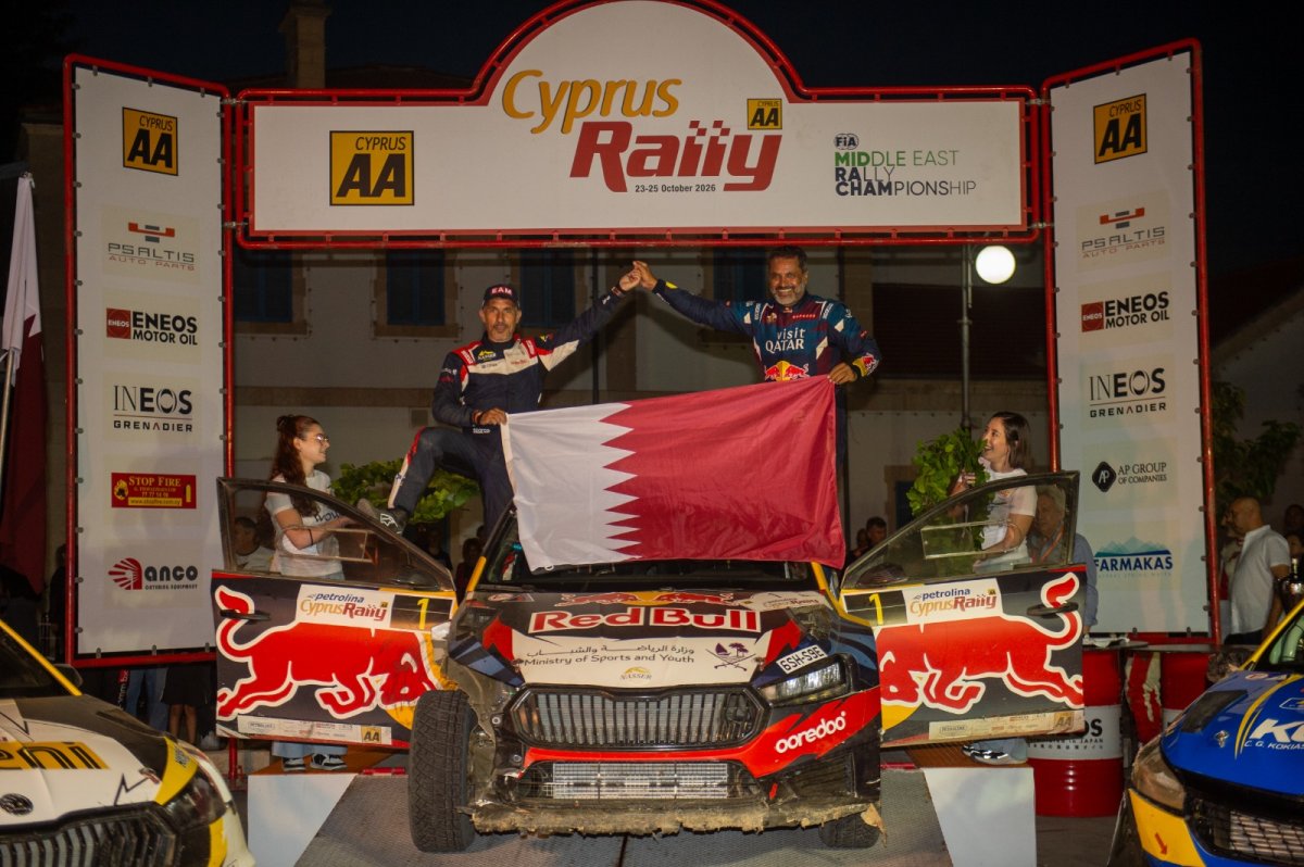 52. Ralli Kıbrıs'ı Katarlı Nasser Al-Attiyah 4,63 saniye farkla kazandı