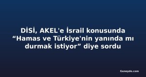 DİSİ, AKEL'e İsrail konusunda “Hamas ve Türkiye'nin yanında mı durmak istiyor” diye sordu