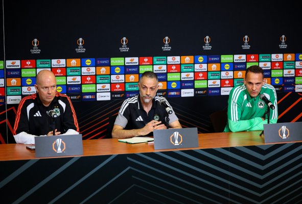Güney Kıbrıslı Omonia'nın teknik direktörü Henning Berg ile Slovenyalı Balkovec, Celje maçı öncesi konuştu