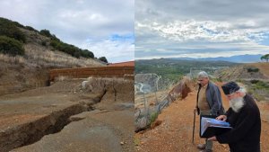 Larnaka'daki Stavrovuni Manastırı yakınında taş ocağı bölgesinde hâlâ istikrarsızlık belirtileri var
