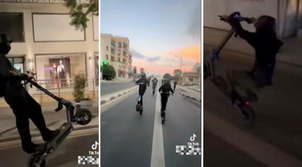 Lefkoşa'da genç scooter sürücüleri, Halloween günü polise karşı kitlesel protesto çağrısı yaptı