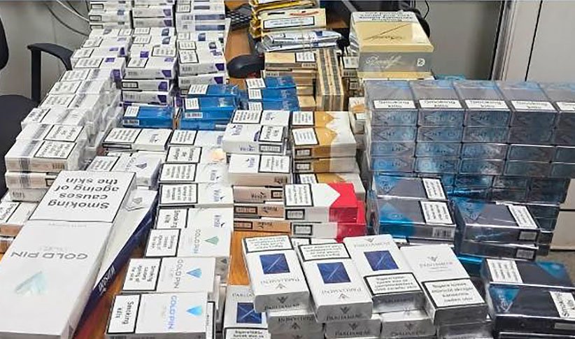 Protaras'ta büyük miktarda tütün ele geçirildi