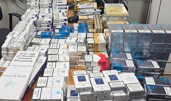 Protaras'ta büyük miktarda tütün ele geçirildi
