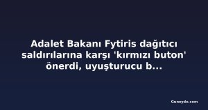 Adalet Bakanı Fytiris dağıtıcı saldırılarına karşı 'kırmızı buton' önerdi, uyuşturucu bağlantısı araştırılıyor