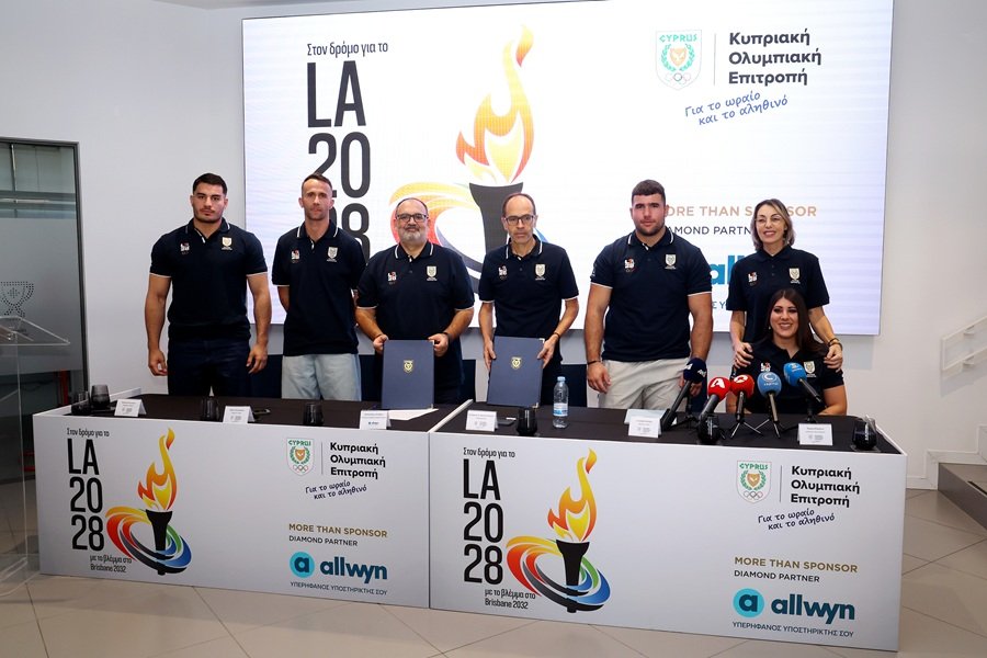 Allwyn Cyprus, Kıbrıs Olimpiyat Komitesi ile sponsorluğunu yeniledi: 2028 ve 2032 Olimpiyatları hedefi