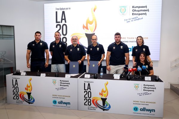 Allwyn Cyprus, Kıbrıs Olimpiyat Komitesi ile sponsorluğunu yeniledi: 2028 ve 2032 Olimpiyatları hedefi