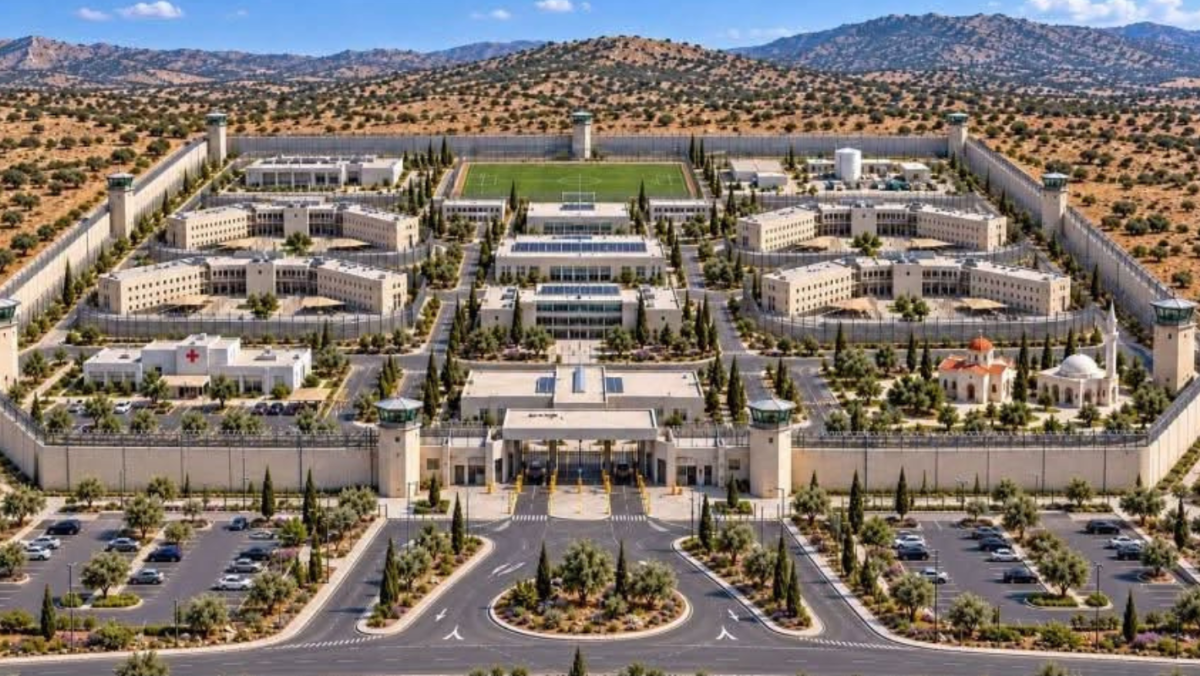 Adalet Bakanı Costas Fitiris, Ayios Sozomenos'a en az 1.500 kişilik yeni cezaevinin taslak planını sundu