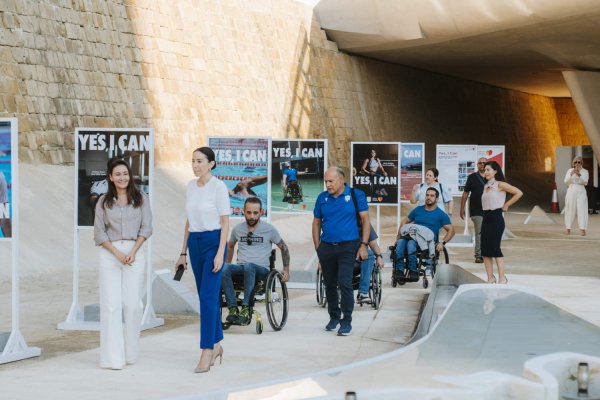 Kıbrıslı para sporcuları konu alan “Yes, I Can” sergisi Lefkoşa'da açıldı