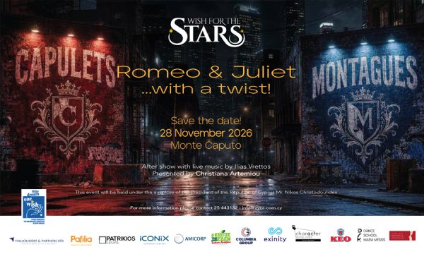 Wish for the Stars'tan "Romeo & Juliet with a twist!" temalı yardım gecesi