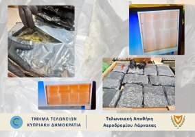 Tabloya gizlenmiş uyuşturucu Kıbrıs'a ulaştı: 6 kilo 110 gram esrar ele geçirildi