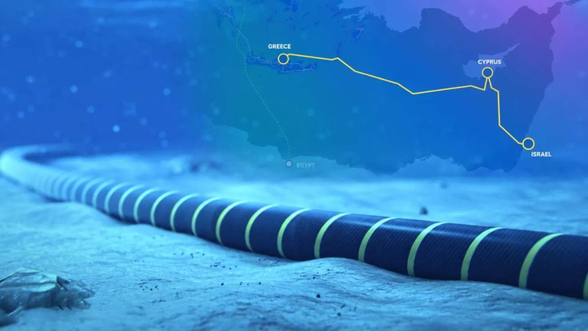 Kıbrıs-Yunanistan elektrik bağlantı projesi bir yıl ertelendi, maliyet 1,9 milyar euroyu aşacak